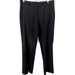 Ann Taylor Straight Leg Black Dress Pants Lined 12